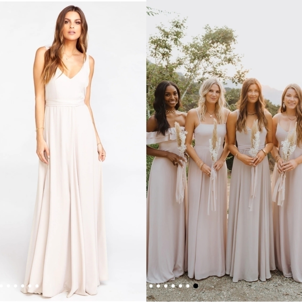 Show Me Your Mumu Jenn Maxi Dress Womens 1X Show Me The Ring Crisp Golden 7